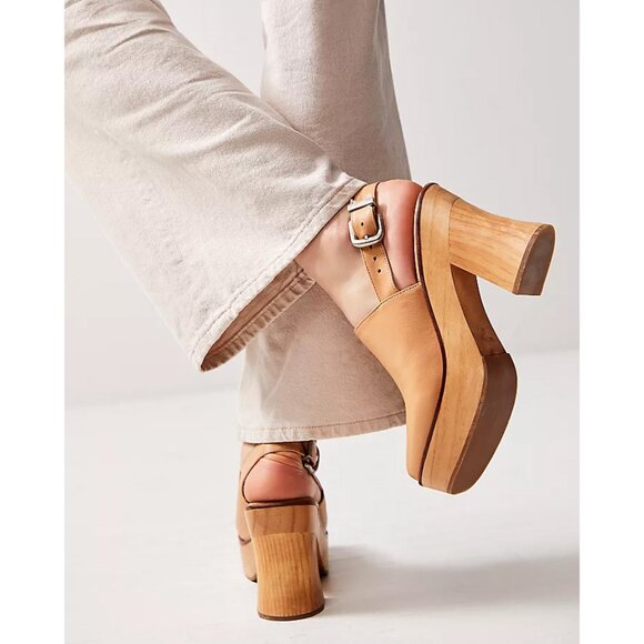 FREE PEOPLE Mallory Mule Clogs / Vachetta - Picture 3 of 10